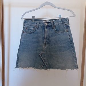 Re/Done denim skirt